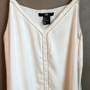 H&M silk blend cami tank.